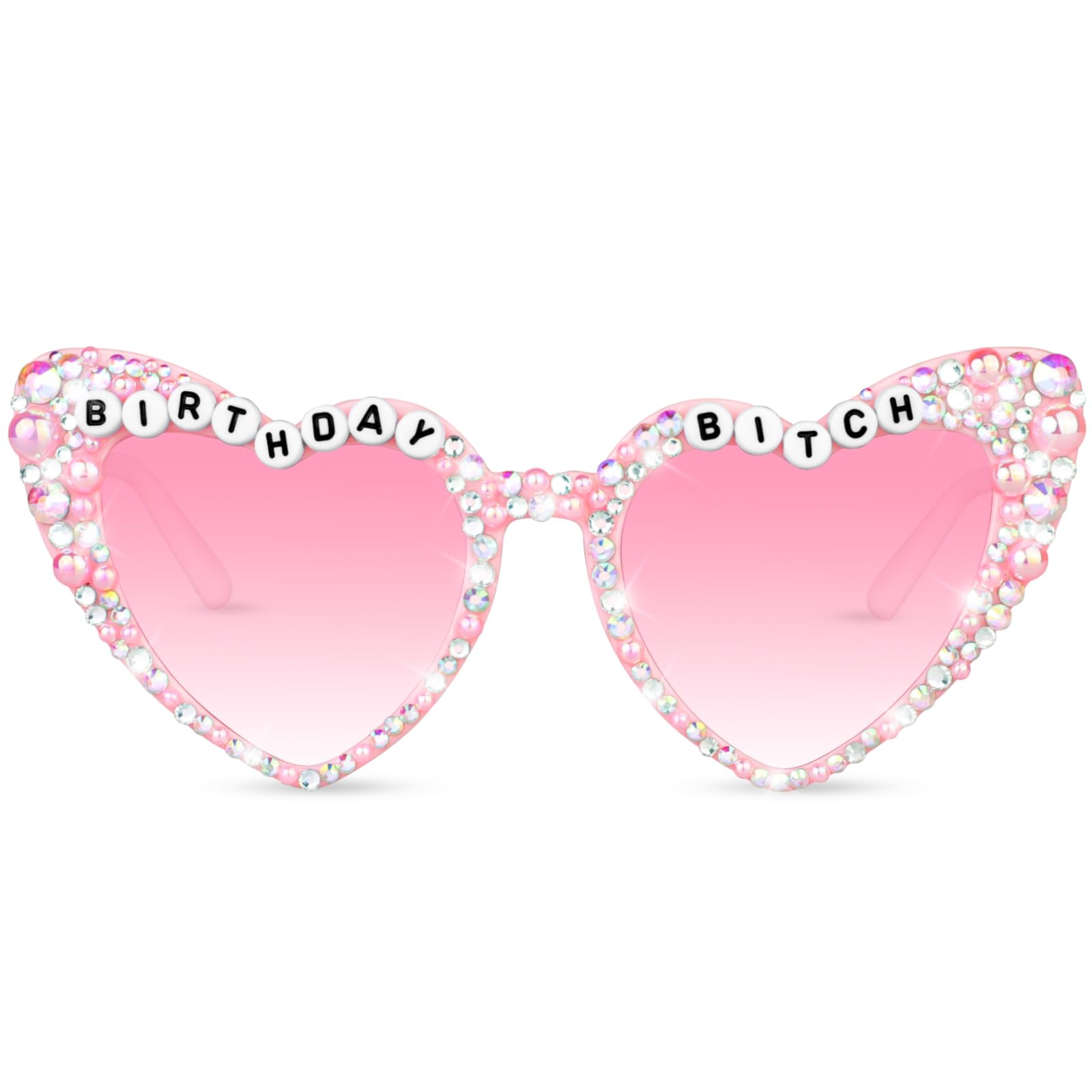 Birthday Girl Sunglasses for Women - Pink Party Glasses, Fun Birthday Accessories & Gifts | Perfect for Bachelorette Parties, Birthday Celebrations & Girls' Night Out