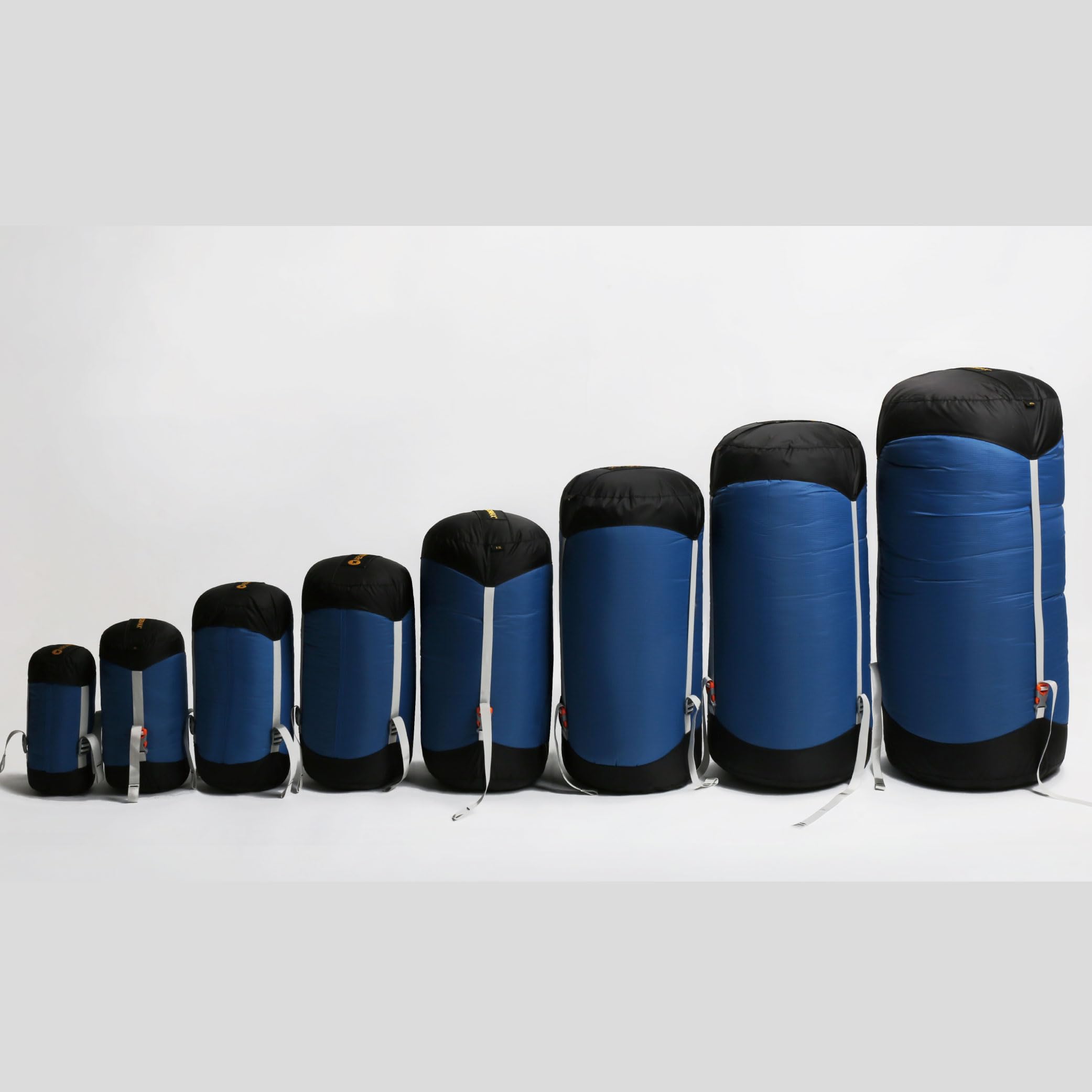 Ultralight Waterproof Compression Sack 1.5L-45L for Sleeping Bags & Outdoor Gear - Durable Nylon Storage Bag (8L Blue) - Perfect for Camping, Hiking & Travel Accessories Organization