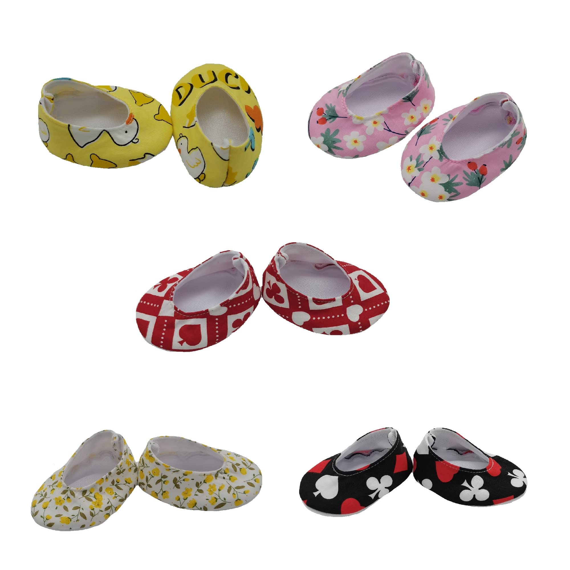 19-20 Inch Newborn Reborn Doll Shoes for Baby Dolls - Soft & Comfortable Shoes for 20 Inch Dolls (Boys & Girls) - Perfect for Dress Up, Playtime & Collectible Display