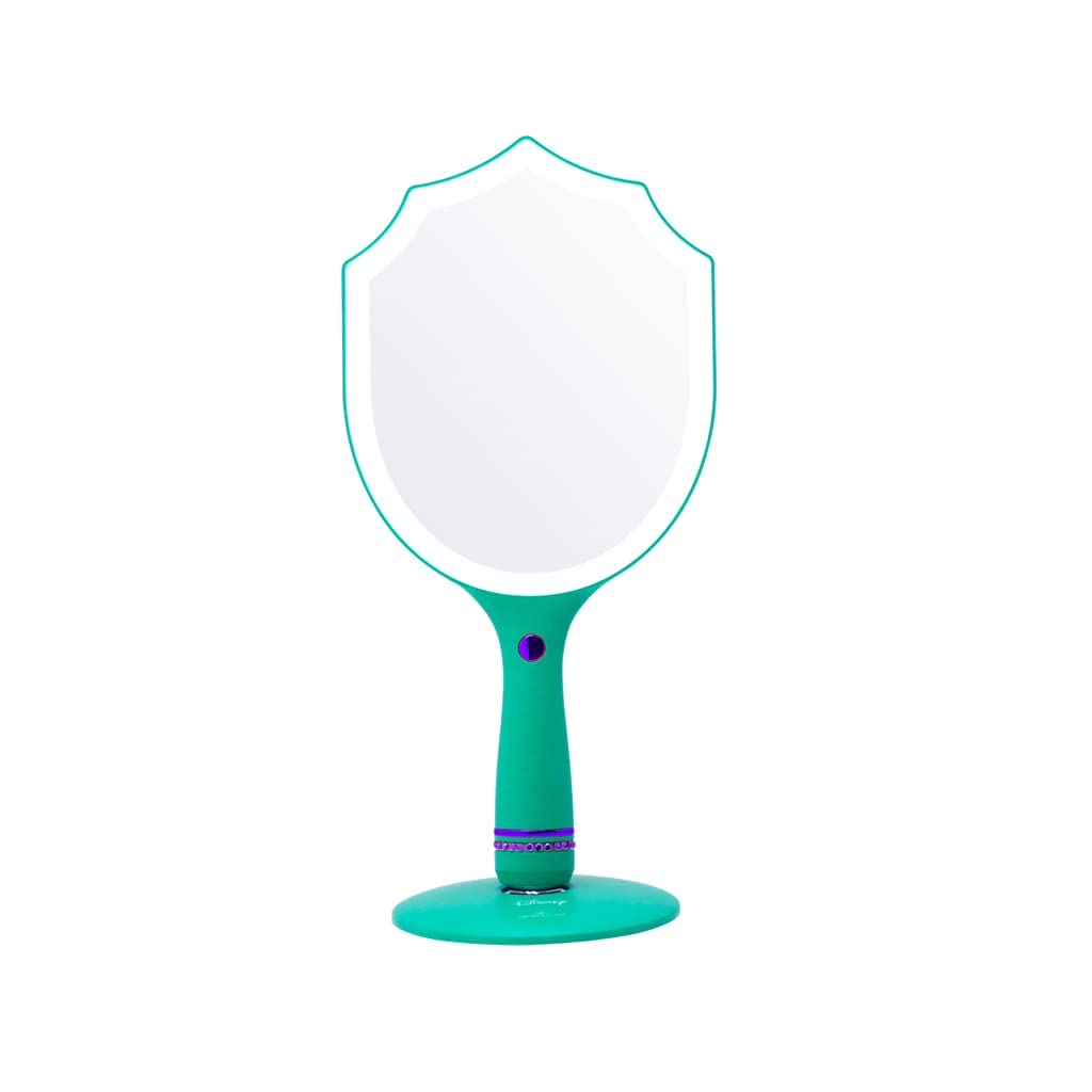 Disney Princess Ariel LED Makeup Mirror - 3 Color Modes for Travel & Bedroom