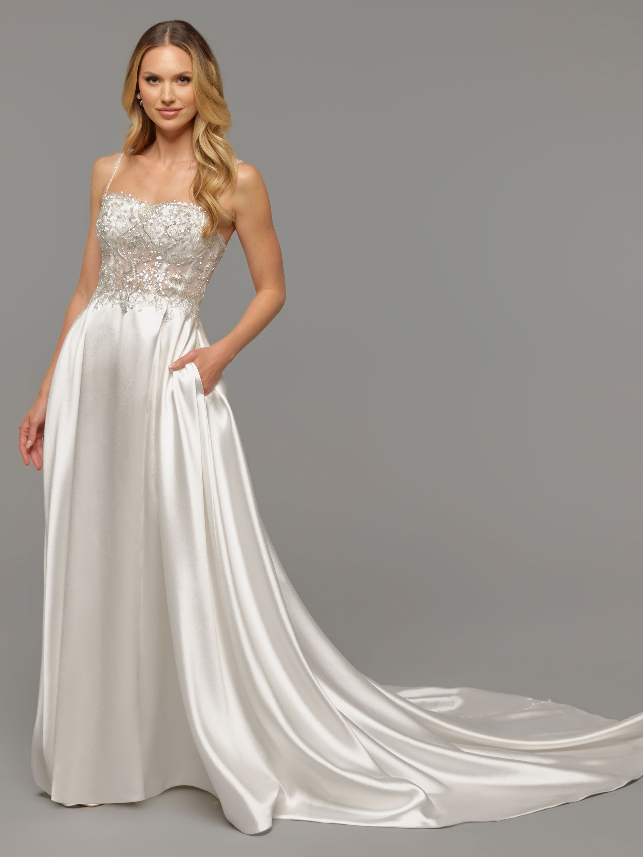 Mariam Elegant Lace Wedding Dress for Bride - Perfect for Home Try-On, Bridal Showers & Romantic Ceremonies