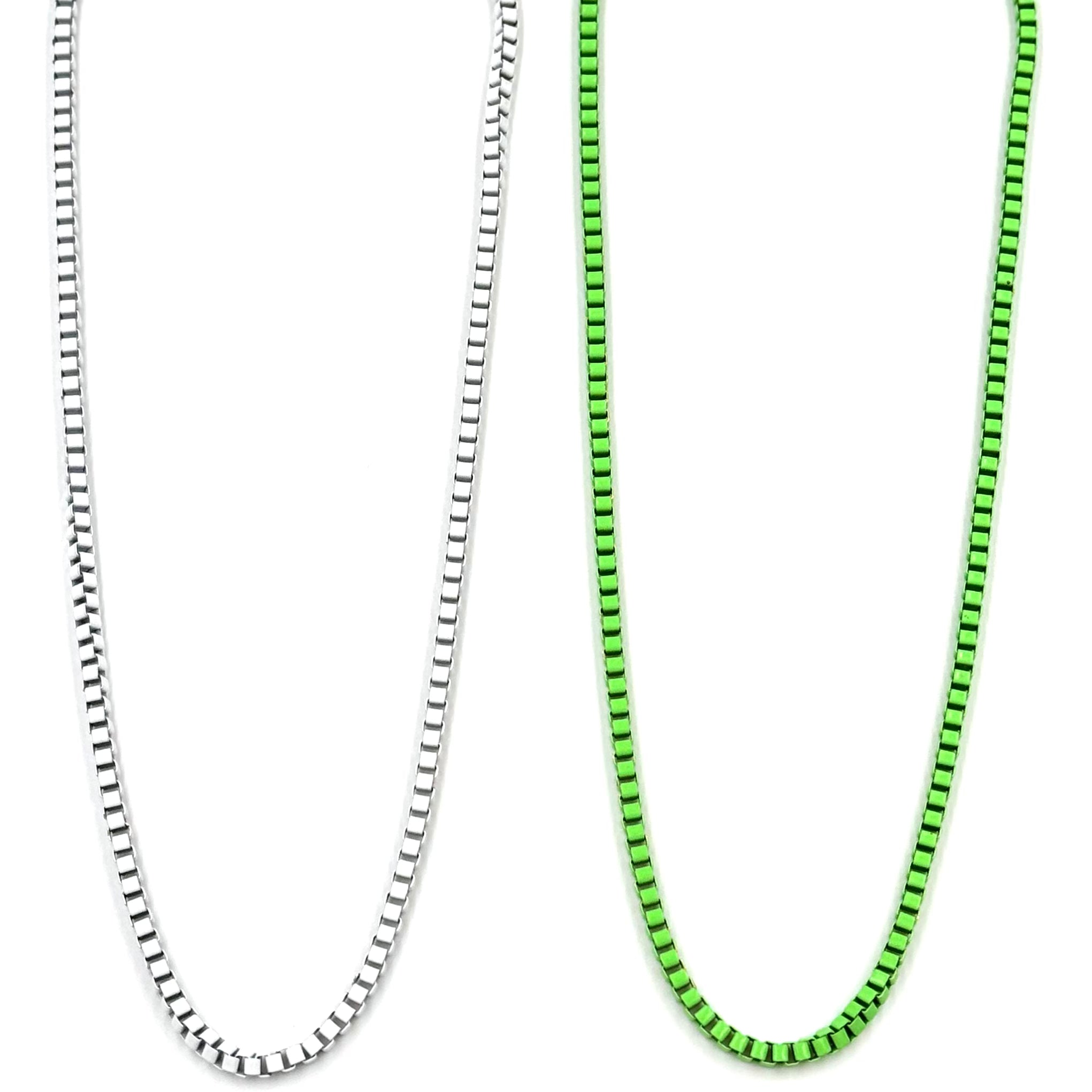Ashley Gold Stainless Steel Neon Enamel Pendant Necklace for Women - Trendy Layering Jewelry for Parties, Date Night & Everyday Wear