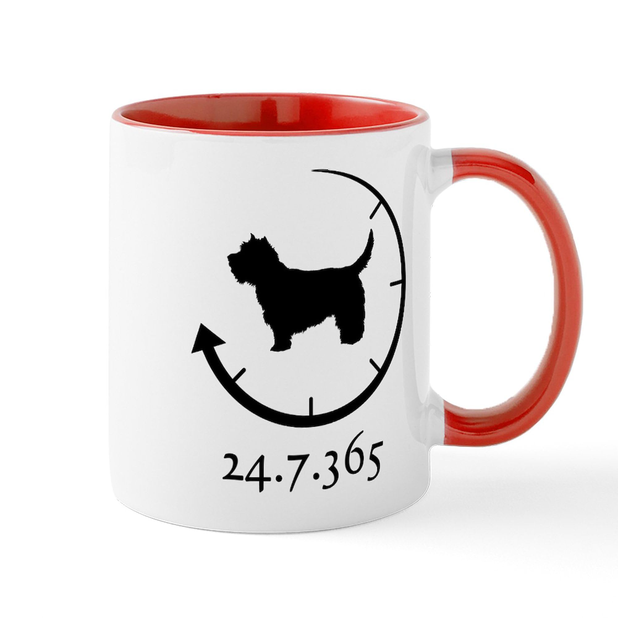 Cairn Terrier Ceramic Coffee Mug 11 oz (325 ml) - Funny Dog Lover Gift for Tea & Hot Drinks - Perfect for Home, Office & Pet Lovers