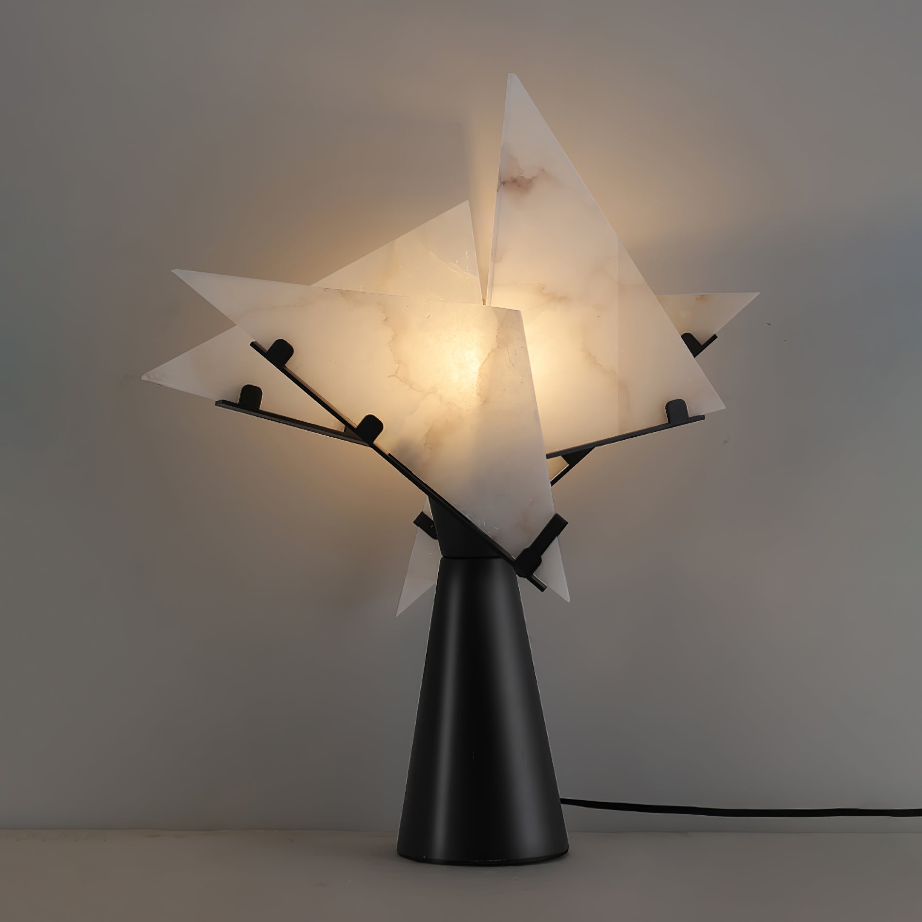 Pierre Chareau Style Modern Table Lamp - Adjustable LED Desk Light for Home Office, Bedroom & Living Room Decor - Perfect for Reading, Working & Ambient Lighting