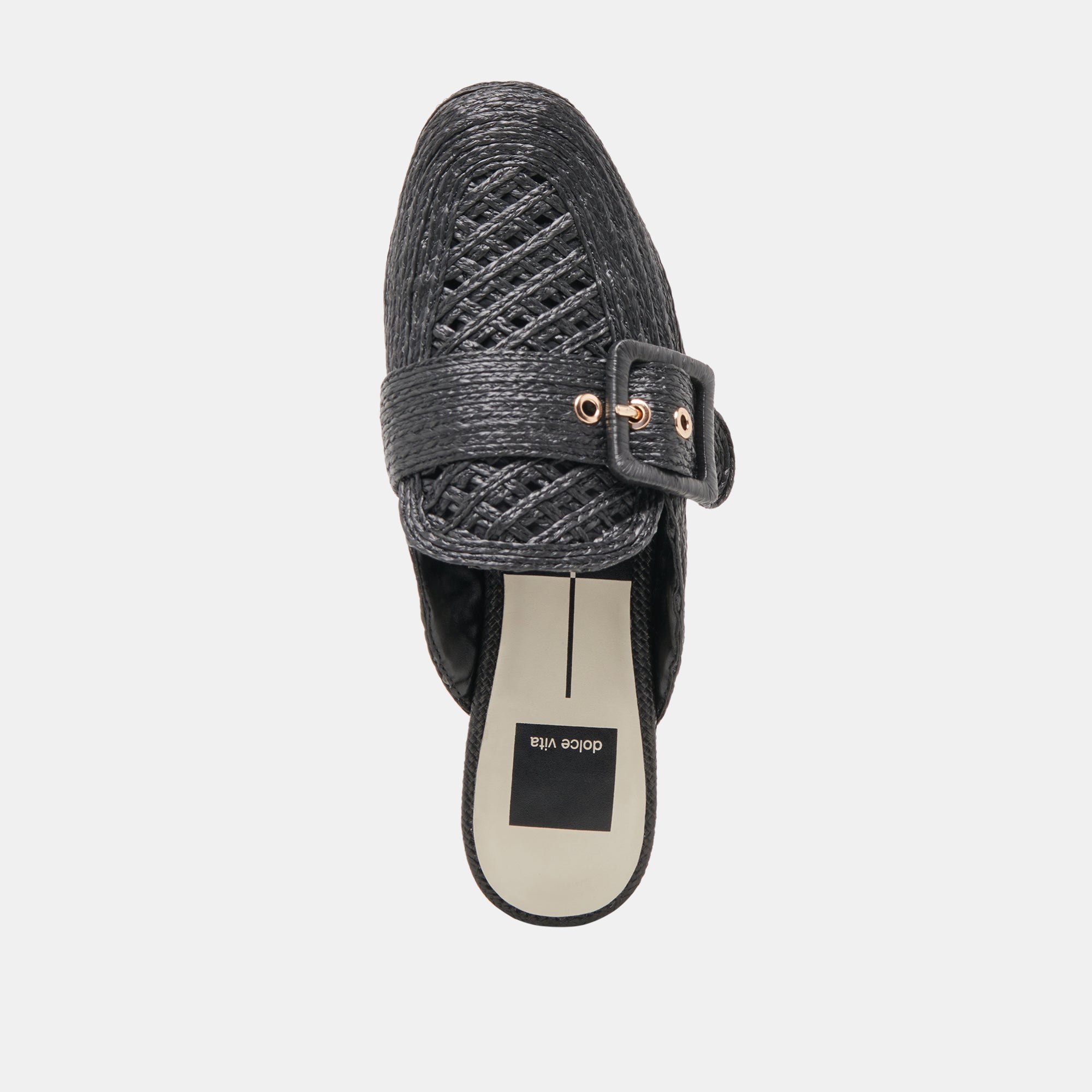 SIANNA Women's Black Raffia Flats - Comfortable & Stylish Summer Sandals for Beach, Vacation & Casual Outings