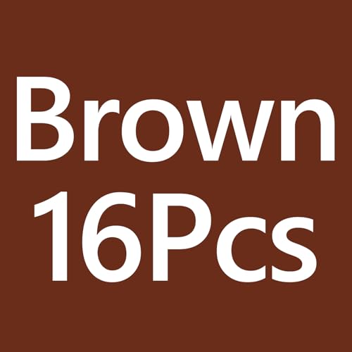 Brown-16pcs