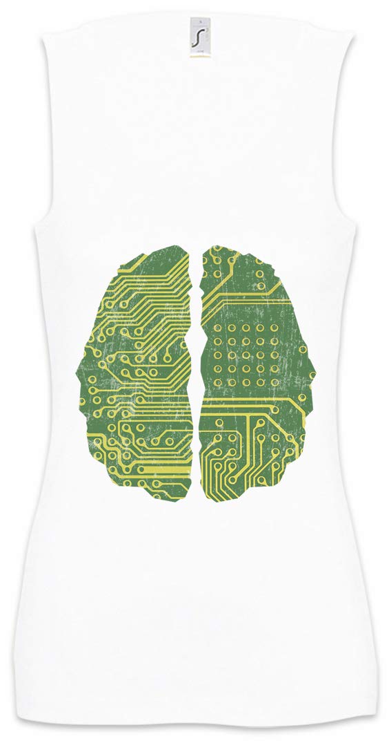 Urban Backwoods Cybernetics Brain Women's Tank Top - Gym Fitness Training Shirt for Workouts & Casual Wear