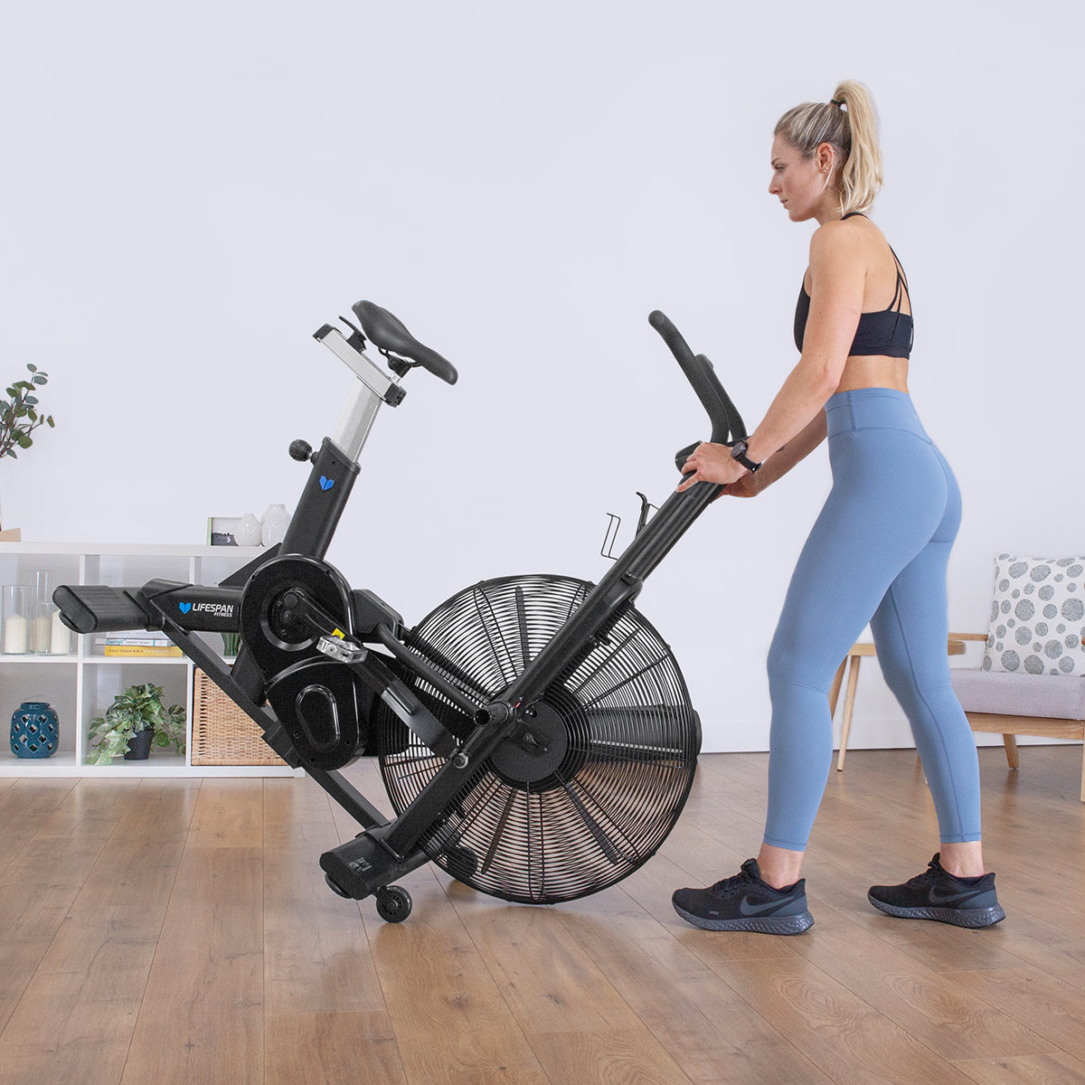 EXC 10H Commercial Grade Air Exercise Bike for Home & Gym - Heavy Duty Cardio Workout Equipment for Weight Loss & Fitness Training