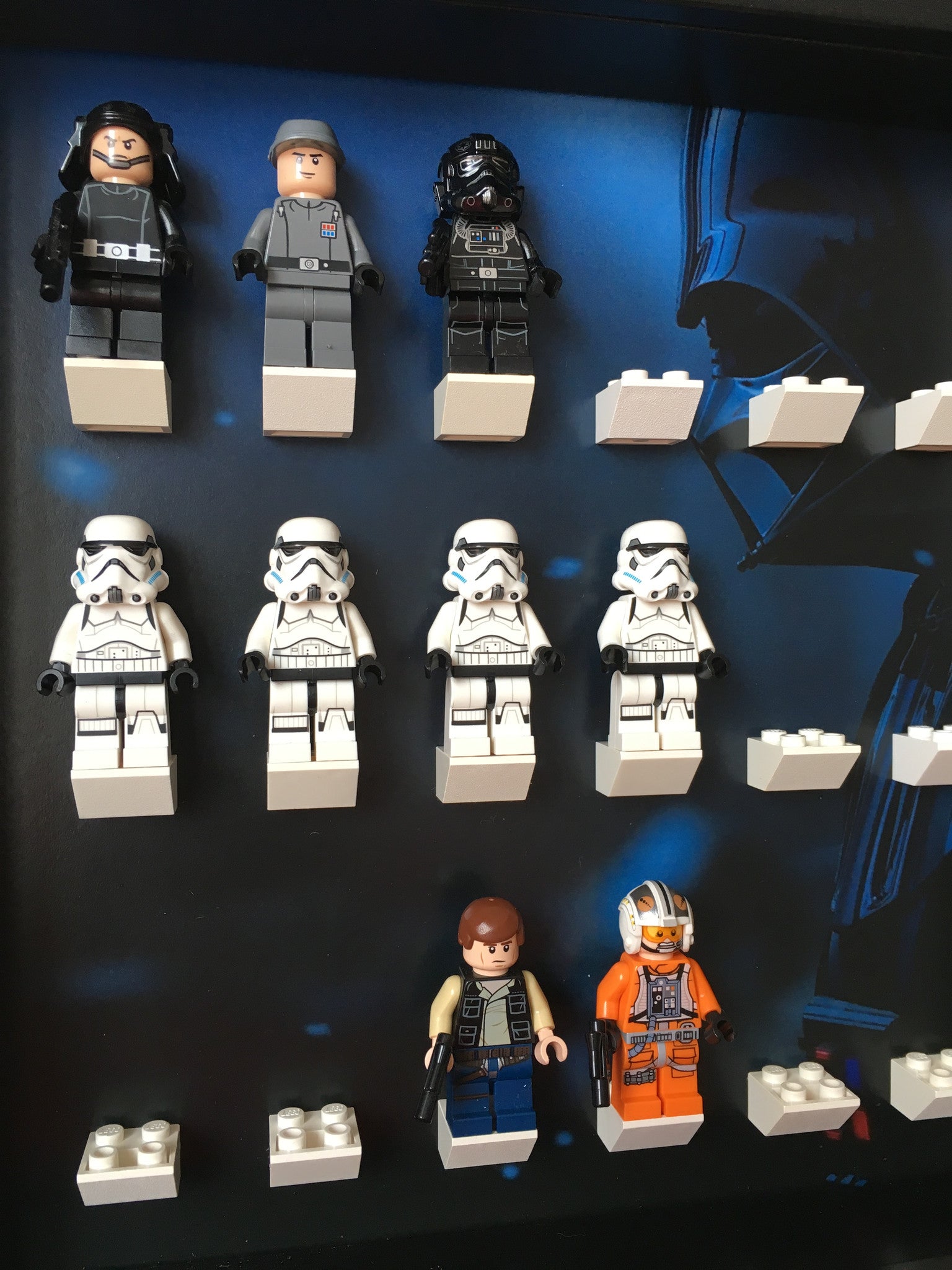 Lego® Star Wars Darth Vader Minifigure Display Frame - Perfect for Collectors & Home Decor