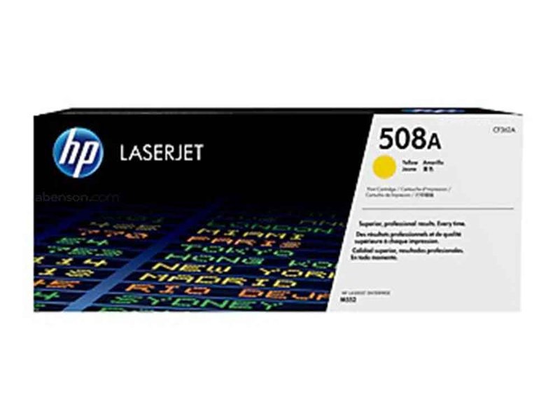 Original HP 508A Yellow Toner Cartridge - High Yield Replacement for HP LaserJet Pro Printers - Perfect for Office & Home Printing Needs