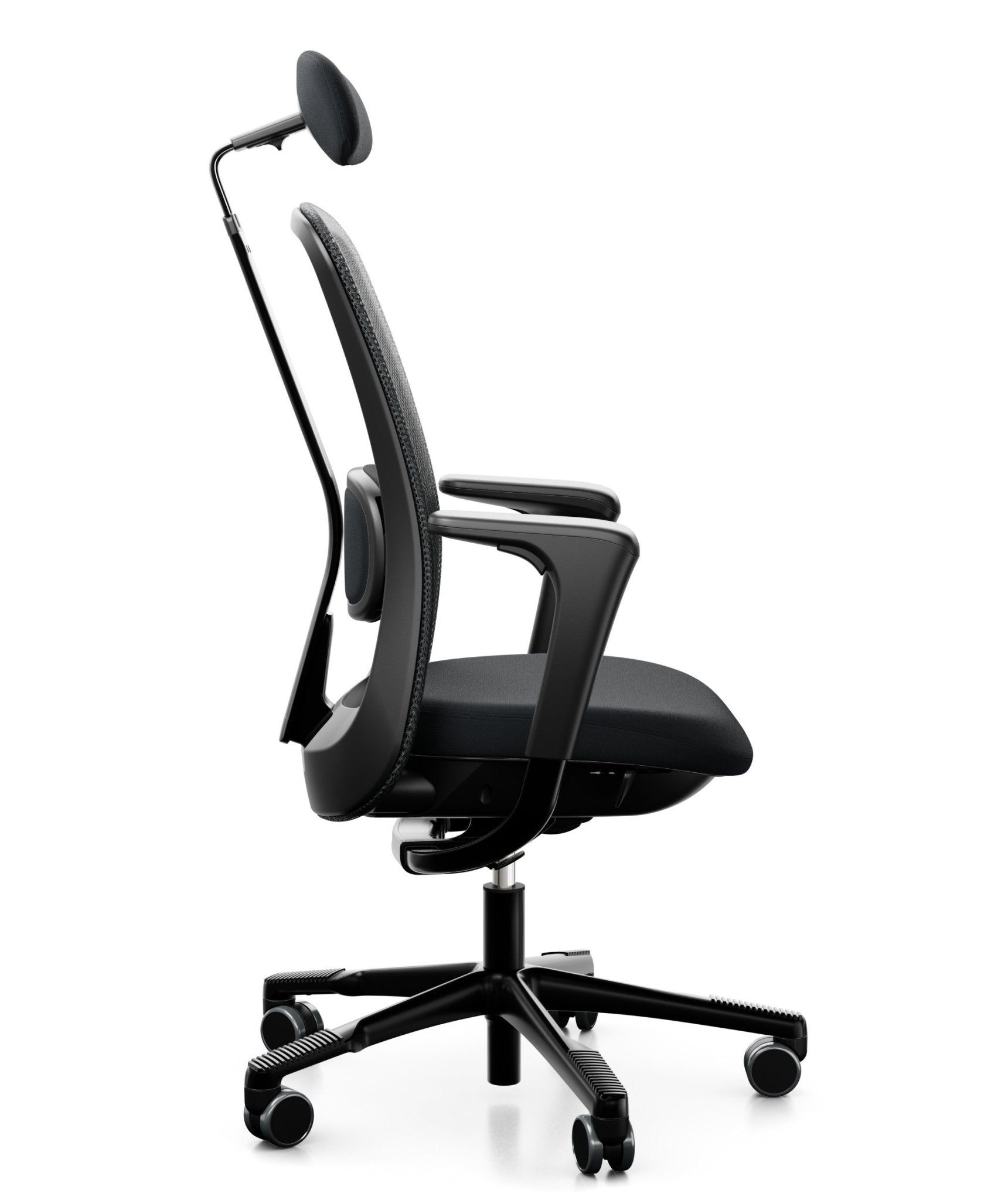 HÅG SoFi Mesh 7500 Ergonomic Office Chair with Adjustable Headrest & Lumbar Support - Breathable Black Mesh for Home & Office Workspaces