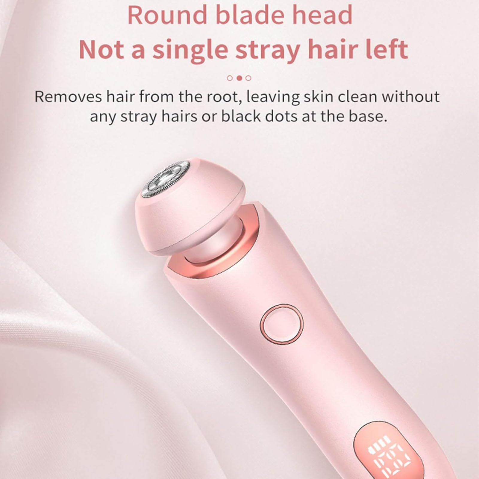 2 in 1 Electric Shaver for Women - Waterproof Wet & Dry Lady Shaver, Painless Bikini & Pubic Hair Trimmer, Portable Rechargeable Razor for Smooth Skin - Perfect for Travel, Gym & Home Use (Blue)