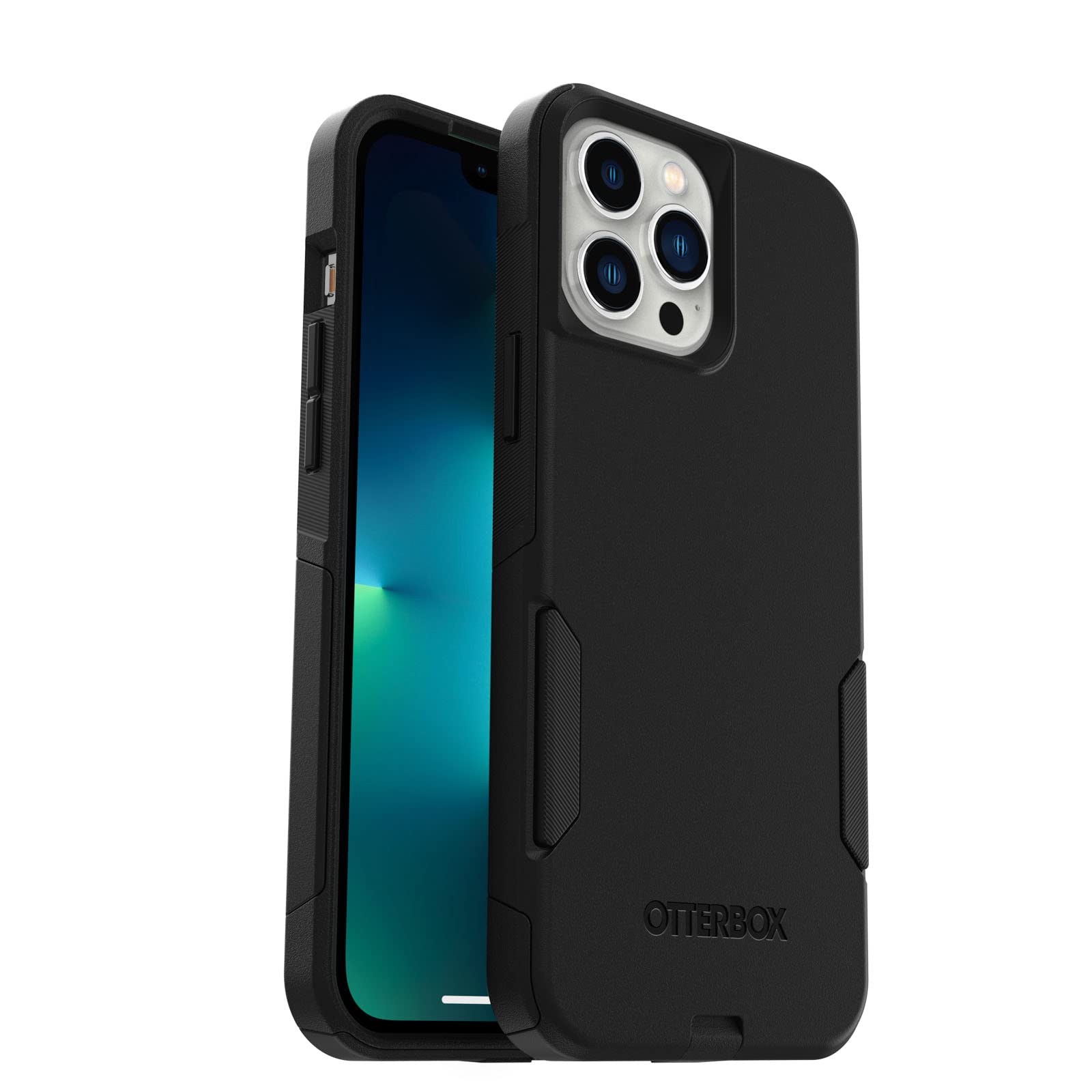 OtterBox Commuter Series Case for iPhone 13 Pro Max & iPhone 12 Pro Max - Slim, Tough, Black Protective Phone Cover with Port Protection | Business & Bulk Packaging | Perfect for Daily Use, Work & Outdoor Activities