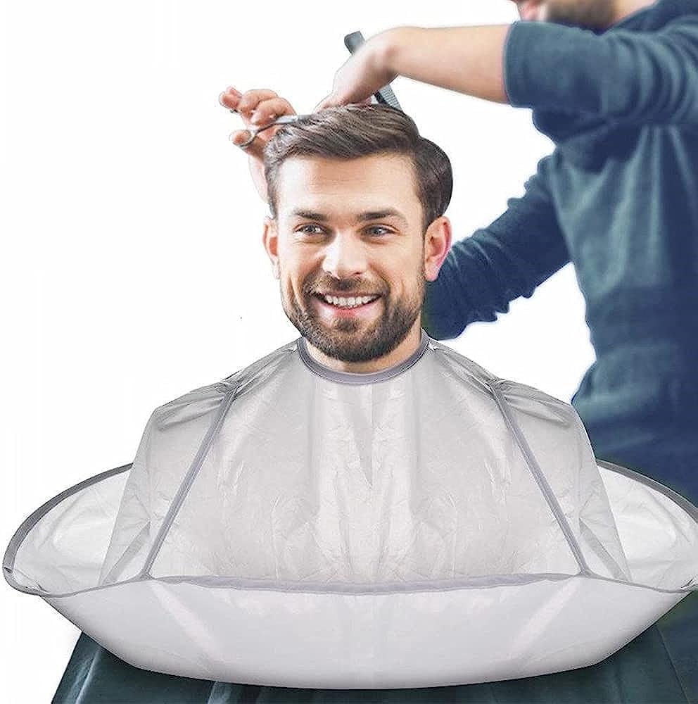 Olpad Professional Hair Cutting Cape - Waterproof Salon Barber Cape with Hair Catcher for Men & Women - Perfect for Home Haircuts, Salon Styling & Pet Grooming