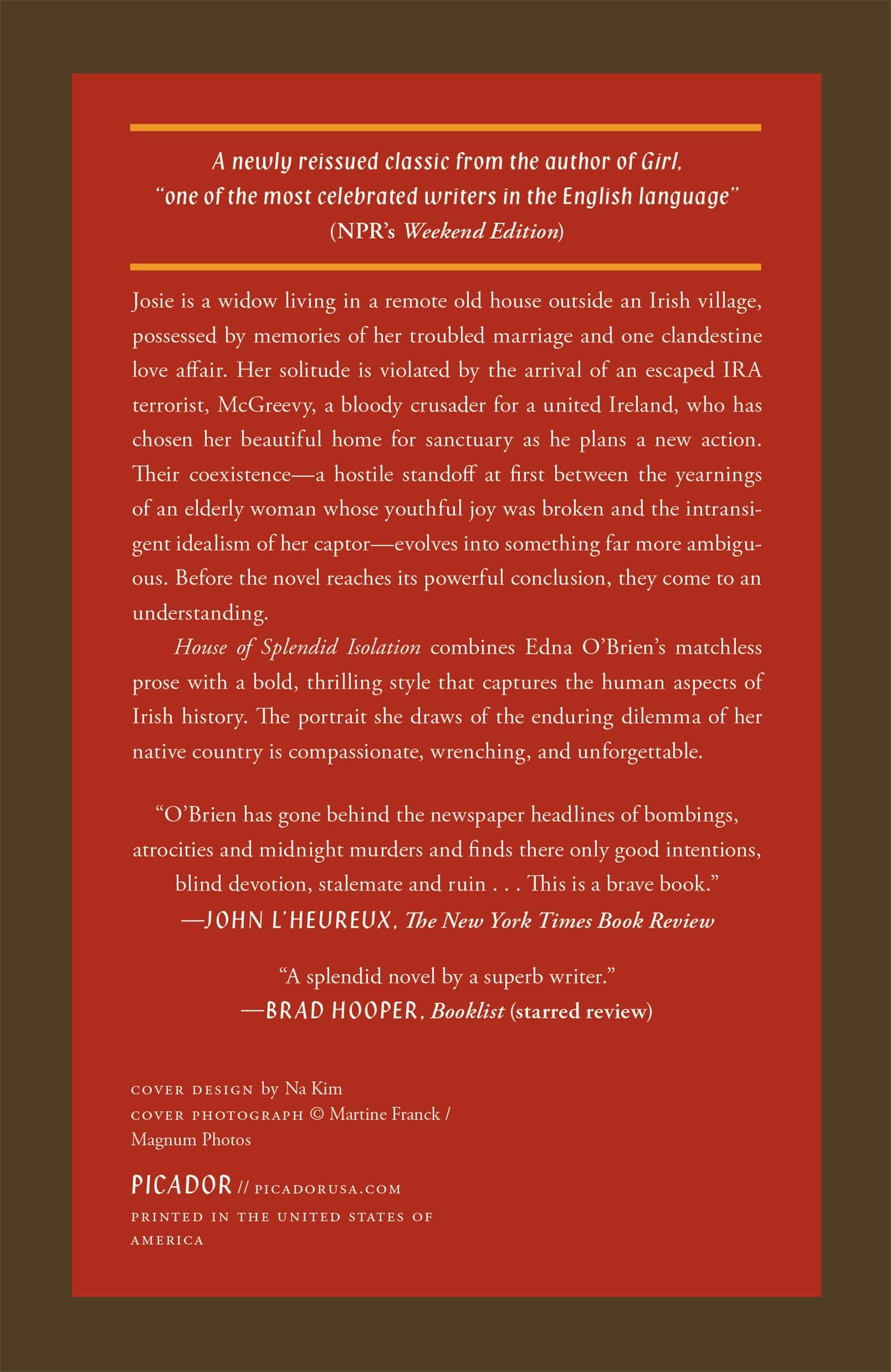 House of Splendid Isolation: A Novel - Gripping Literary Fiction for Book Clubs & Contemporary Readers | Perfect for Cozy Reading Nights & Thought-Provoking Discussions