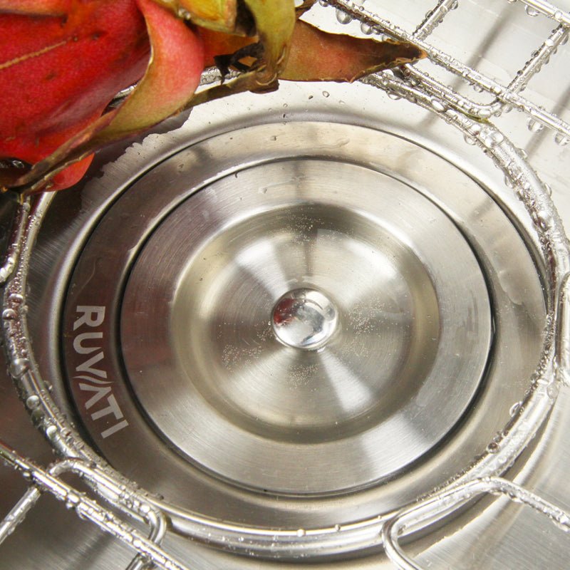 44 Inch Corner Butterfly Undermount Kitchen Sink - 16 Gauge Stainless Steel Double Bowl Sink for Small Space Kitchen, RV & Apartment