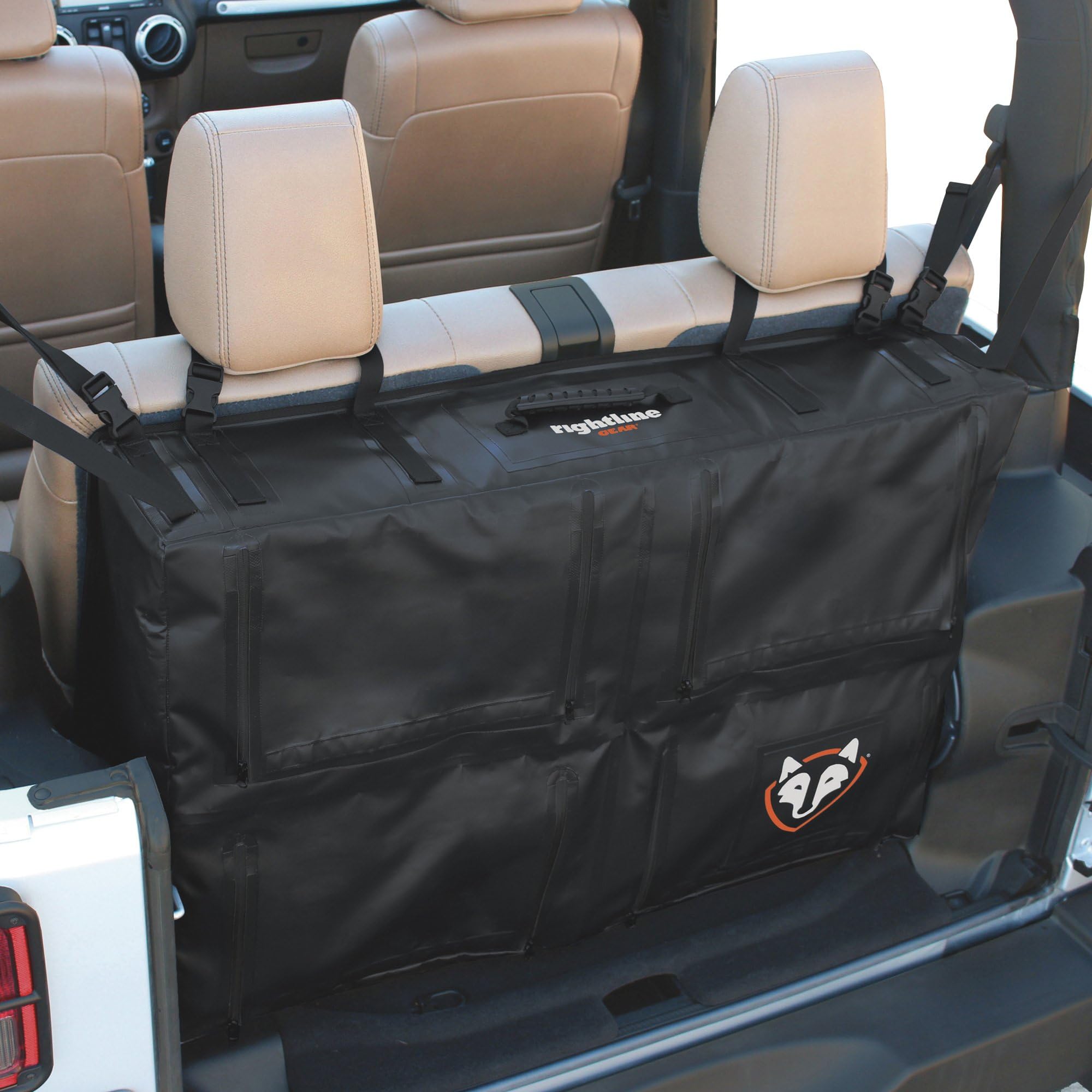 Rightline Gear Weatherproof Trunk Storage Bag for Jeep Wrangler - Hanging Car Organizer for SUV Accessories | Perfect for Road Trips, Camping & Outdoor Adventures