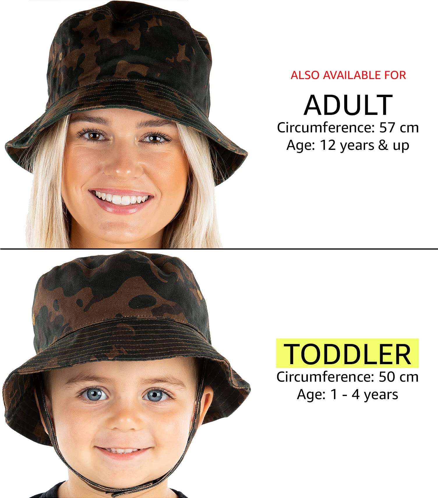 Stylish Family Matching Bucket Hats for Beach, Outdoor & Summer Adventures - UV Protection Sun Hats for Men, Women & Kids - Perfect for Vacations, Picnics and Family Photos