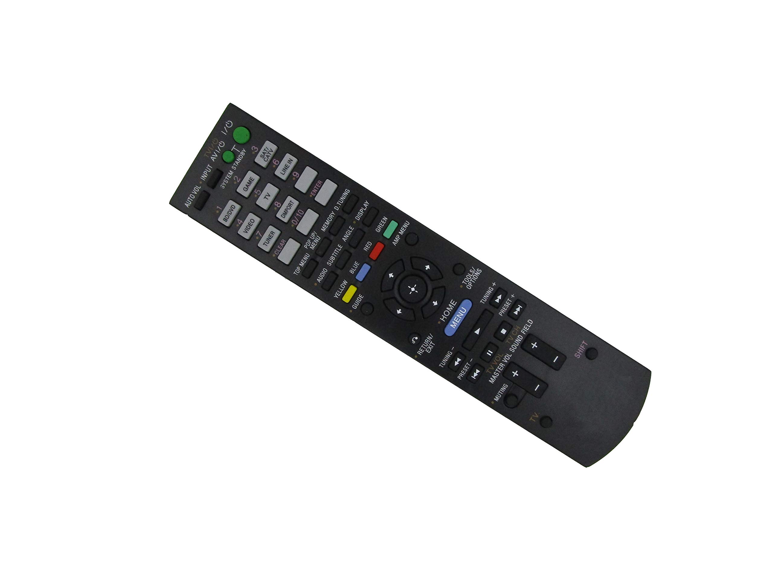 Replacement Remote Control for Sony STR-DH520 STR-DH720 STR-KS380 STR-CT550 STR-CT550WT STR-DH720HP STR-DH730 STR-DH830 AV Receiver - Perfect for Home Theater & Audio System Control