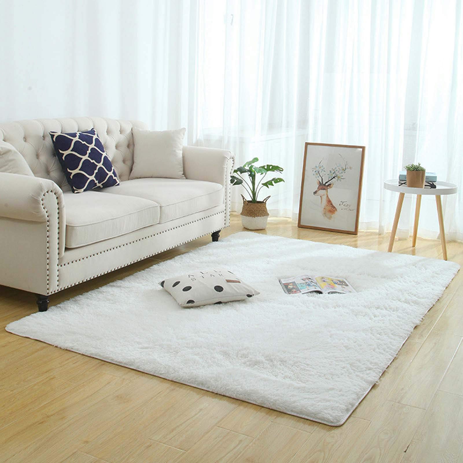 Ultra Soft Fluffy Plush Area Rug 1.3'x2' - Shaggy Floor Carpet for Living Room, Bedroom, Nursery, College Dorm | Indoor/Outdoor Use | Perfect for Kids Play Area, Cozy Home Decor & Pet-Friendly Spaces