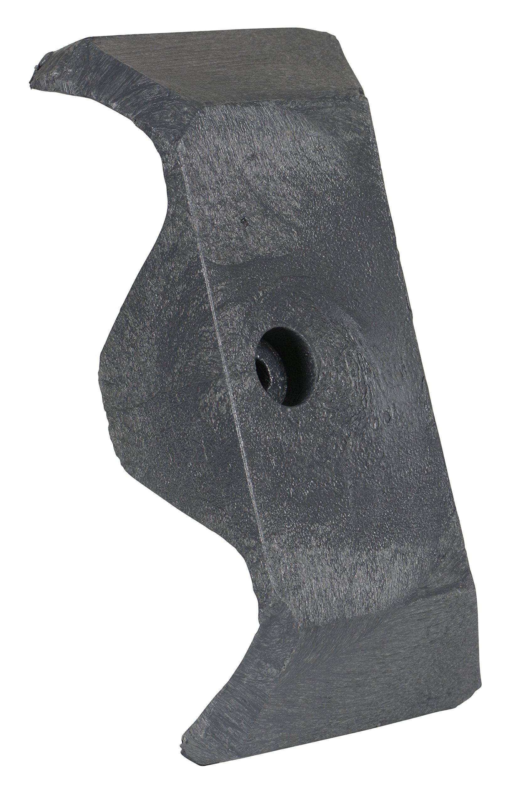 Vestil GR-H2R-CAP-GY Gray Plastic End Cap for Guard Rail System - Safety Protection for Warehouse, Factory & Industrial Facilities