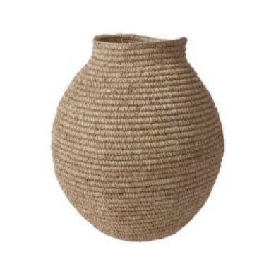 Mendocino Large Woven Storage Basket - Handmade Natural Seagrass Basket for Home Organization, Laundry, Toys & Blankets | Perfect for Living Room, Bedroom & Nursery Decor