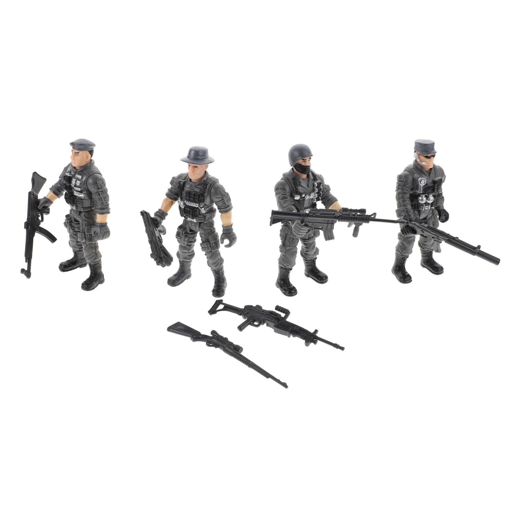 FAVOMOTO 1 Set Military Soldier Toy Figures - DIY Assembled Puzzle Statue for Kids, Children's Birthday Party Favors & Collectible Model - Perfect for Playtime, Room Decor, and Educational STEM Activities