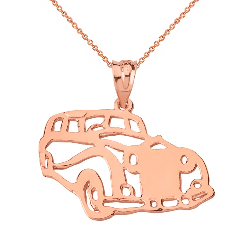 Vintage 50s 60s Retro Classic Car Charm Pendant Necklace - Perfect for Vintage Lovers, Car Enthusiasts & 1950s 60s Themed Parties