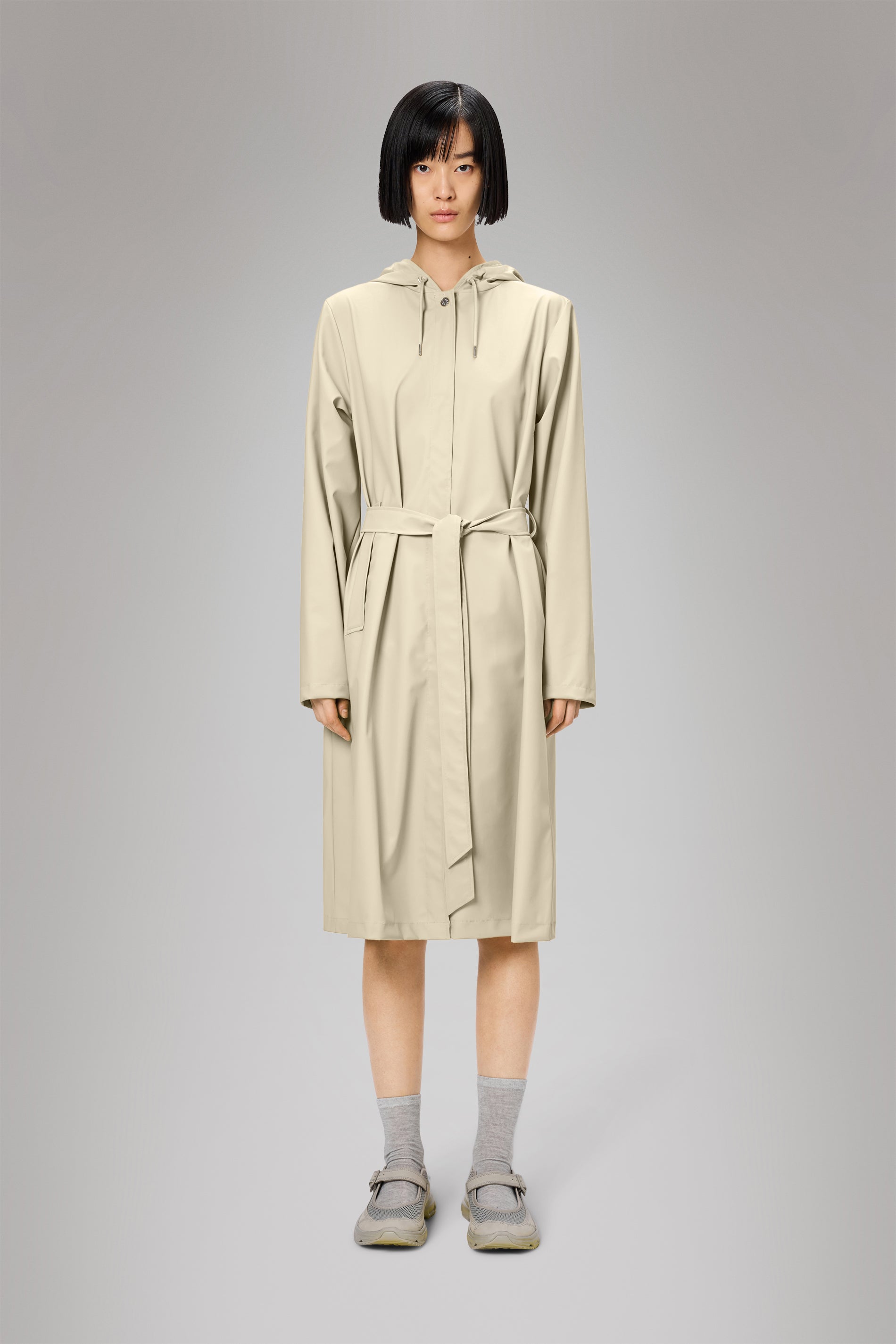 Elegant A-Line Long Women's Jacket - Stylish Outerwear for Fall & Winter | Perfect for Office, Dating & Casual Wear