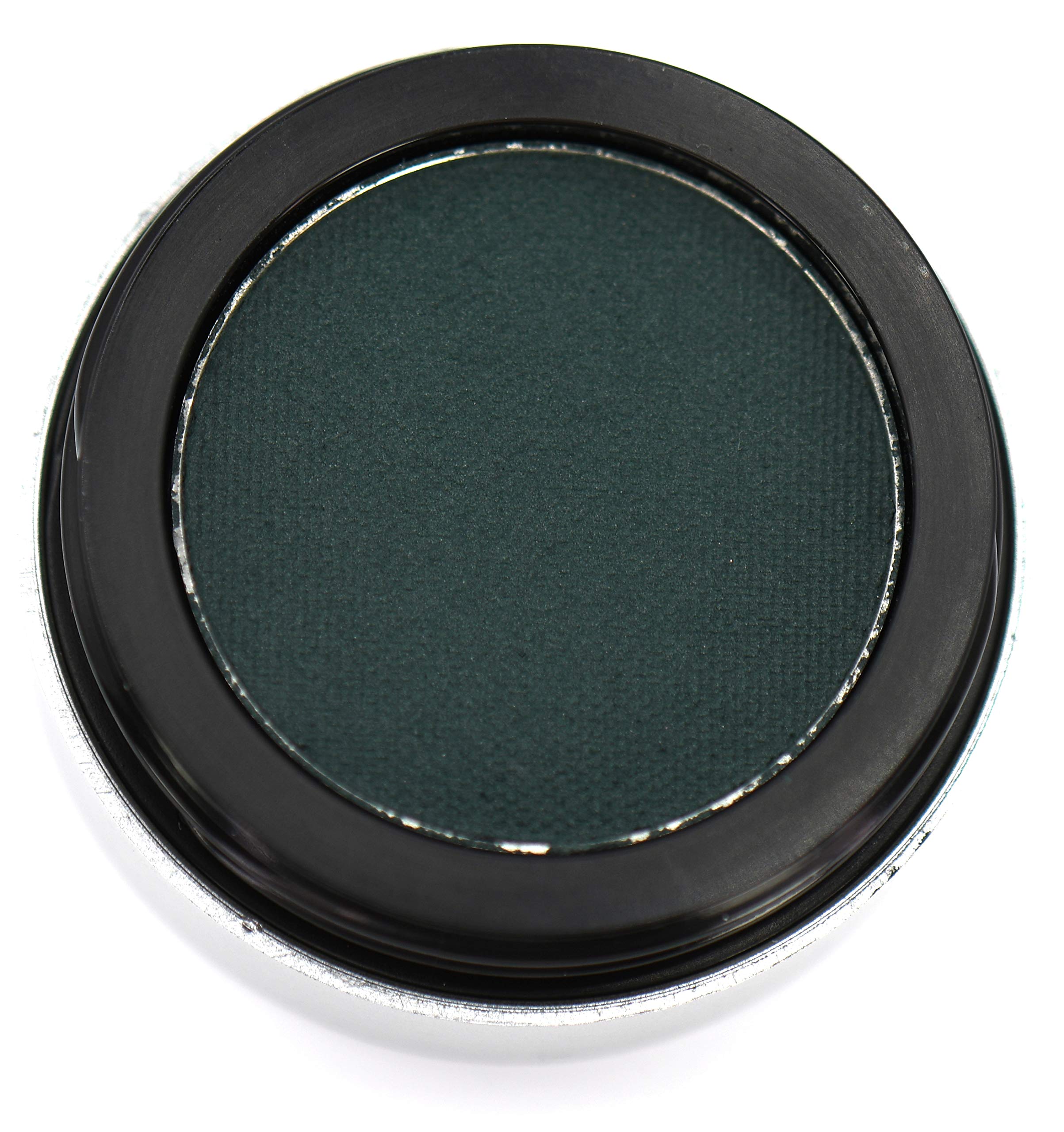 Matte Forest Emerald Green Cake Eyeliner & Pressed Eyeshadow - Water Activated Powder for Professional Makeup | Gluten Free, Vegan & Cruelty Free | Perfect for Stage Performances, Halloween & Creative Eye Looks