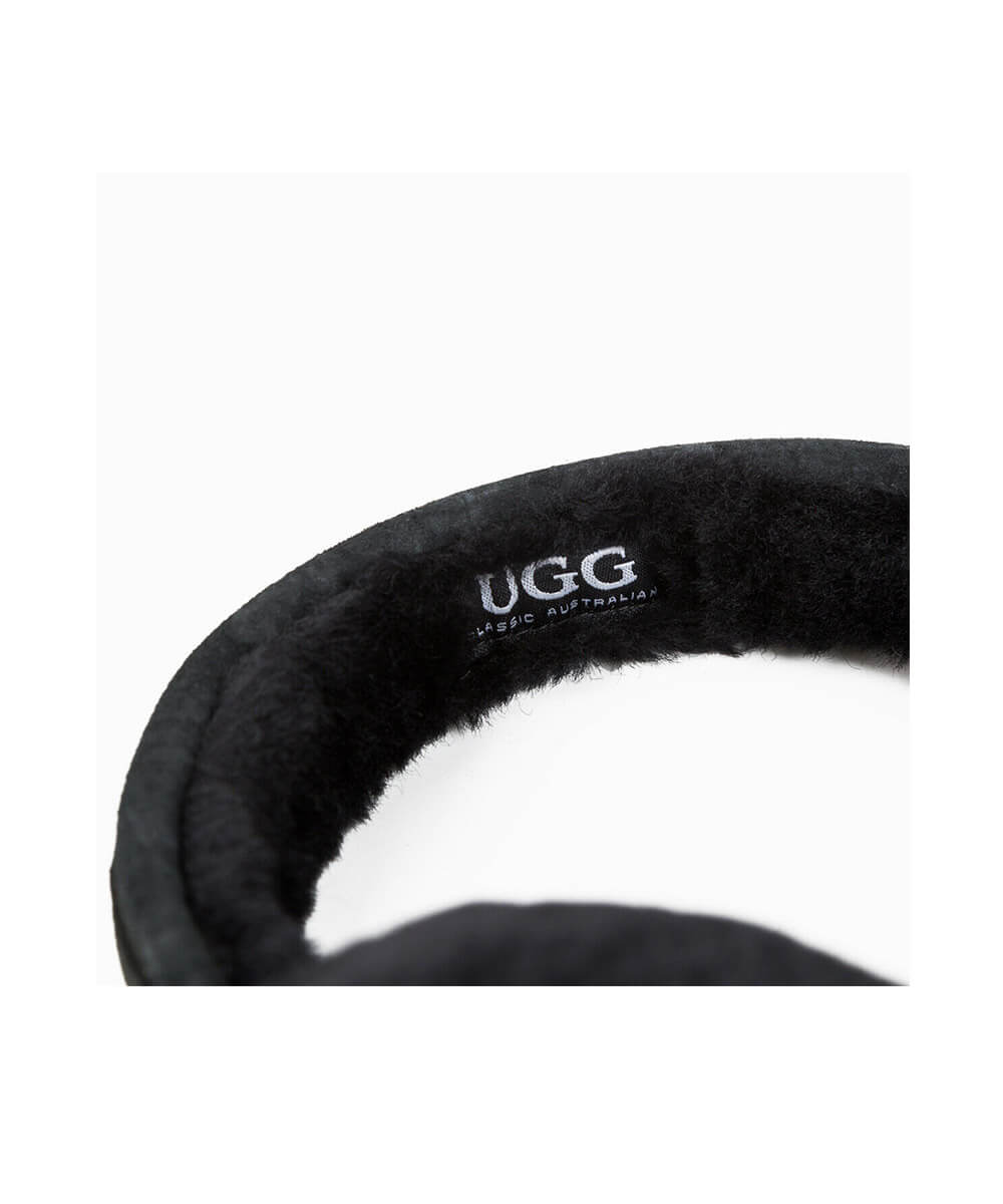 UGG Earmuffs for Women & Men - Soft Fleece Winter Ear Warmers - Cozy & Comfortable for Cold Weather, Outdoor Activities, and Snow Sports