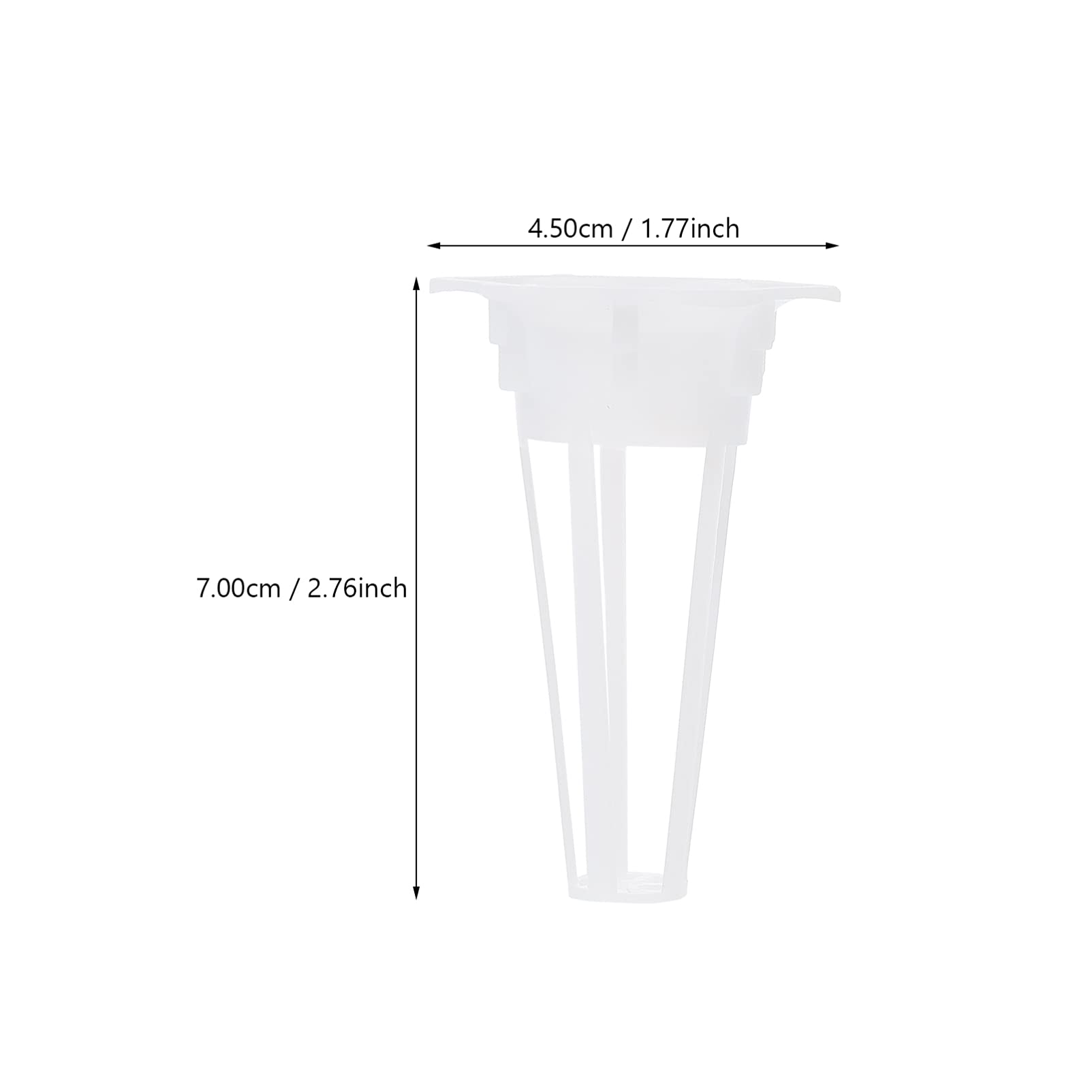50pcs Hydroponic Plant Baskets - Plastic Soilless Planting Cups for Seed Germination & Plant Growth | Garden Accessories for Indoor/Outdoor Hydroponics, Herb Gardens & Vegetable Cultivation