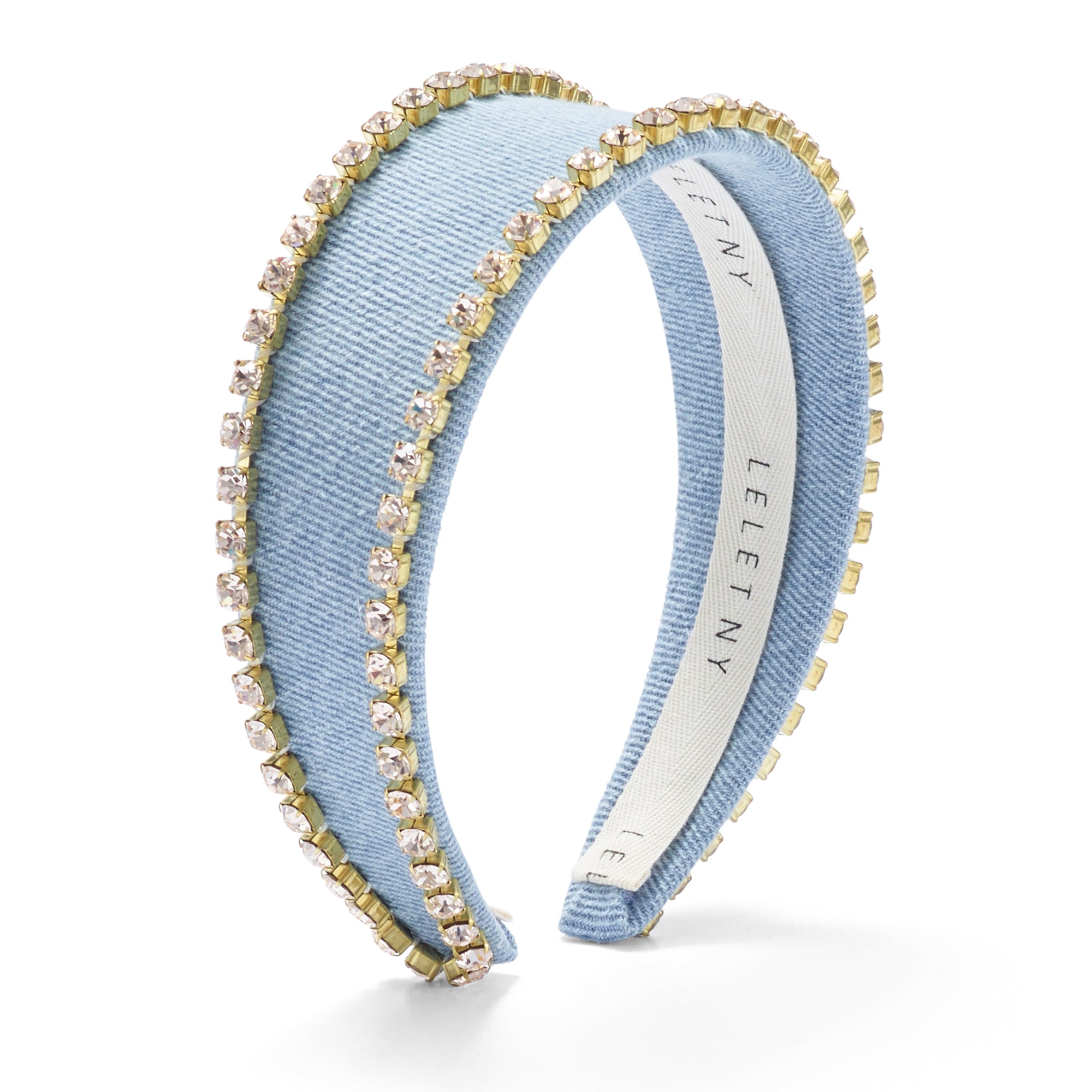 Stylish Denim Headband for Women & Men - Trendy Fashion Hair Accessory for Workouts, Sports & Everyday Wear