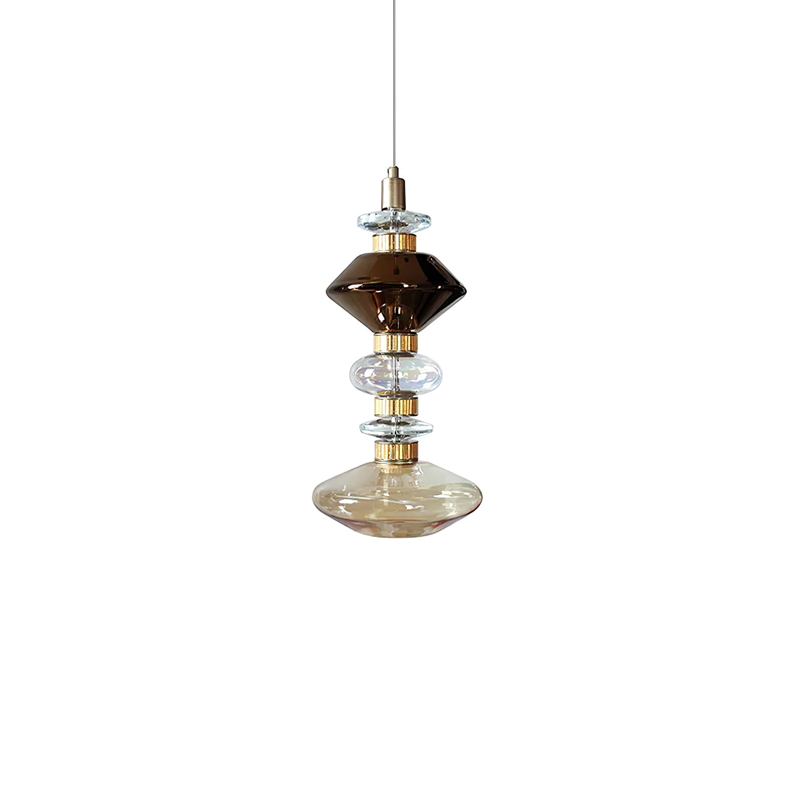 Elegant Ballet Pendant Light - Modern Crystal Glass Ceiling Lamp for Living Room, Bedroom & Dining Room - Perfect for Home Decor and Romantic Ambiance
