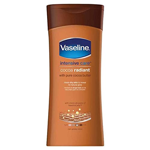 Vaseline Intensive Care Body Lotion Set - 4 Pack (200ml Each) | Cocoa Radiant, Essential Healing, Aloe Soothe & Advanced Repair | Non-Greasy Moisturizer for Dry Skin Care | Perfect for Daily Hydration & Post-Shower Use