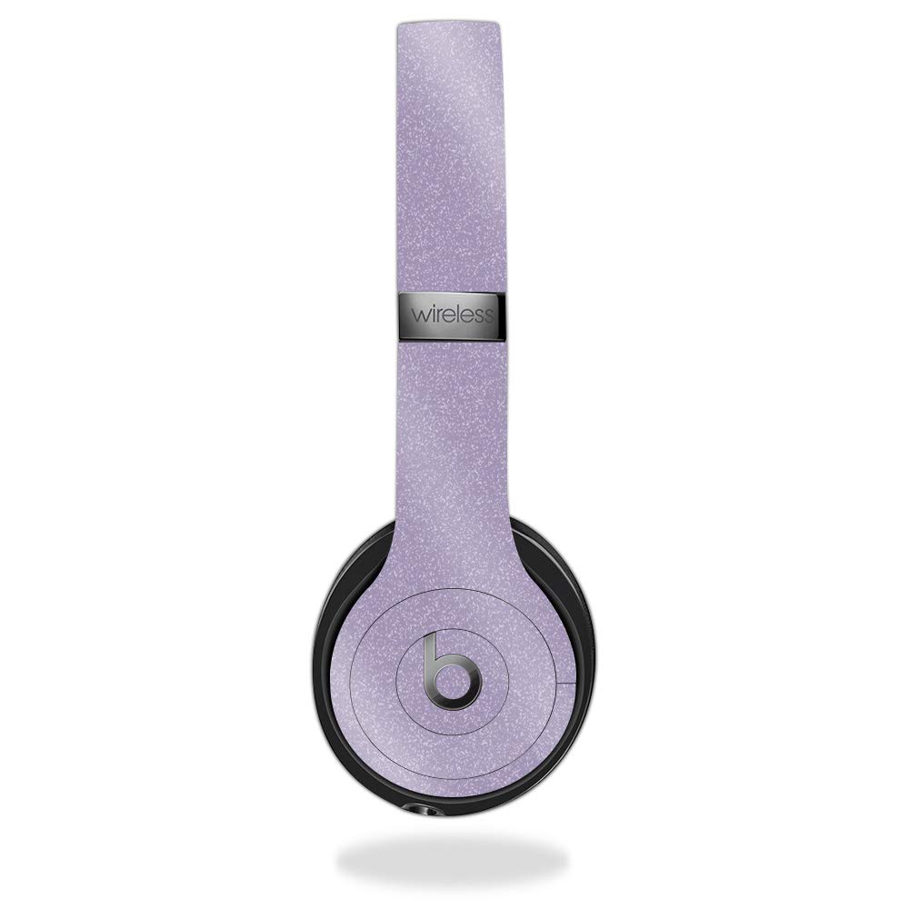 MightySkins Glossy Glitter Skin Cover for Beats Solo 3 Wireless Headphones - Lavender Purple | Protective & Durable High-Gloss Vinyl Wrap | Easy to Apply, Remove & Reusable | Made in USA | Perfect for Gym, Travel & Fashion Accessories