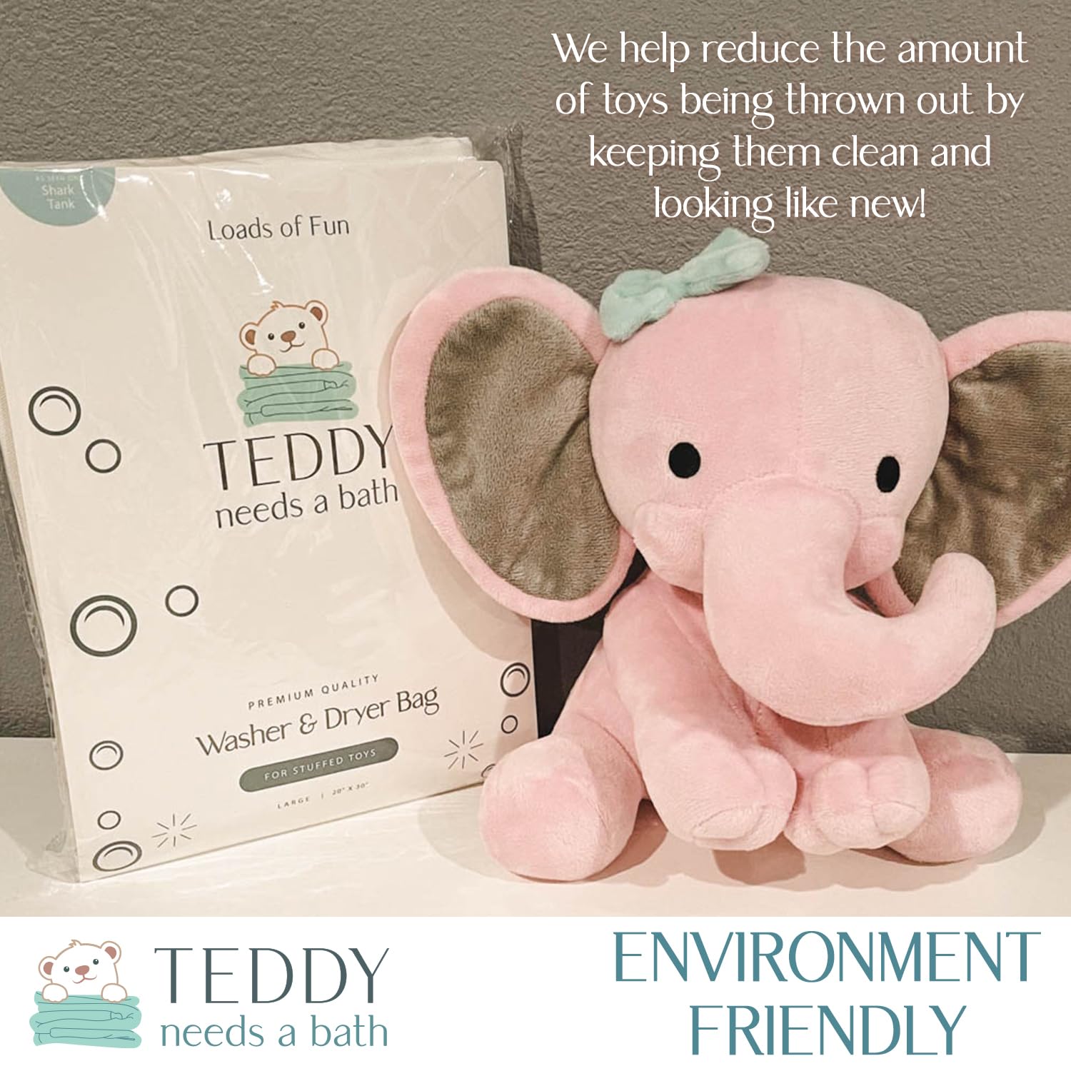 Premium Teddy Bear & Plush Toy Laundry Bag - 20