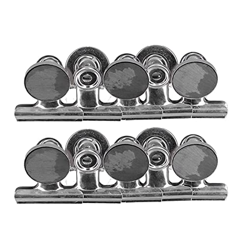 Force Magnetic Clips - Heavy Duty Silver Magnet Clip Set for Office, Kitchen, Classroom & Professional Use | Secure Document Holder for Whiteboards, Fridges & Metal Surfaces
