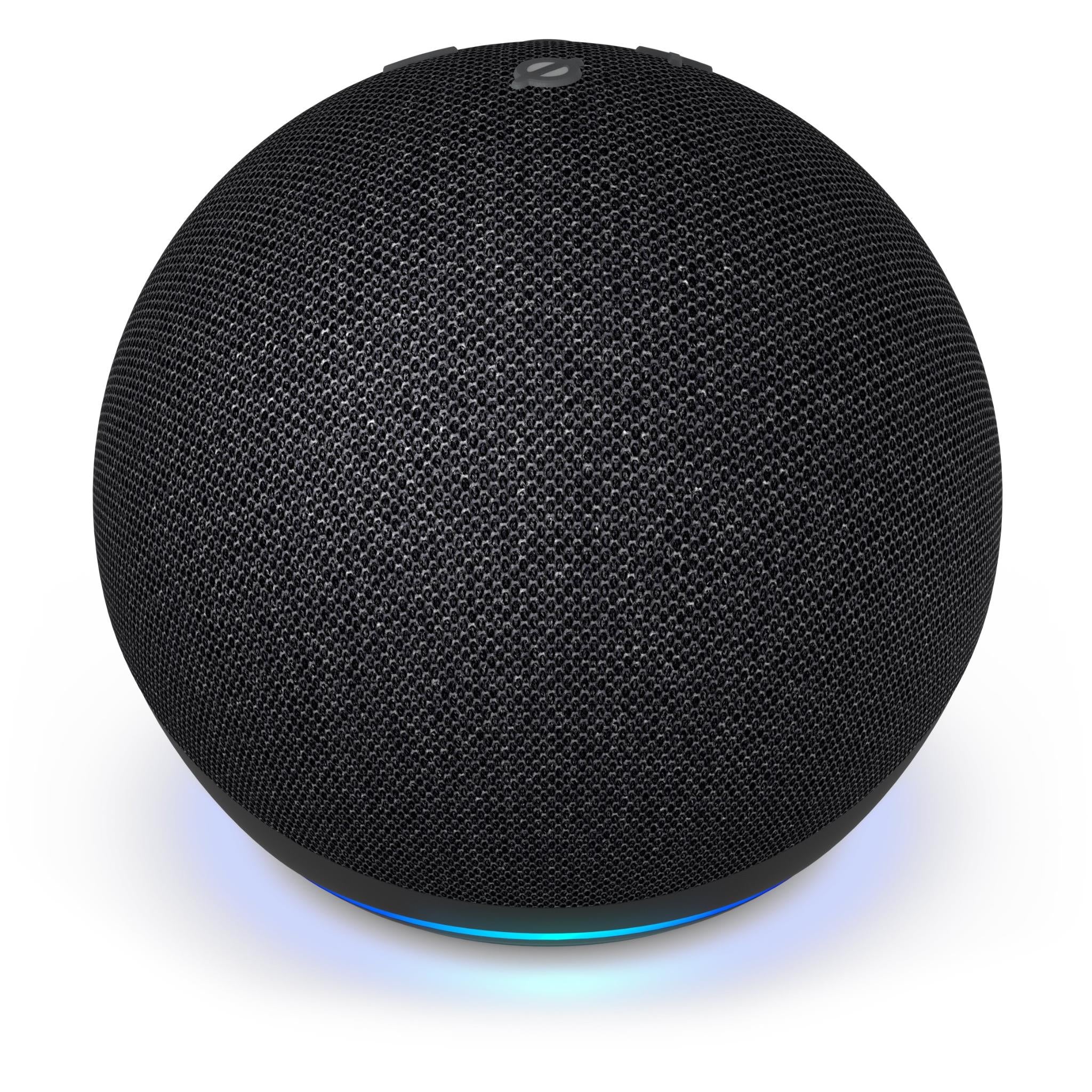 Amazon Echo Dot (5th Gen) Smart Speaker with Alexa - Charcoal | Voice Control, Smart Home Hub, Music Streaming for Bedroom, Kitchen & Office