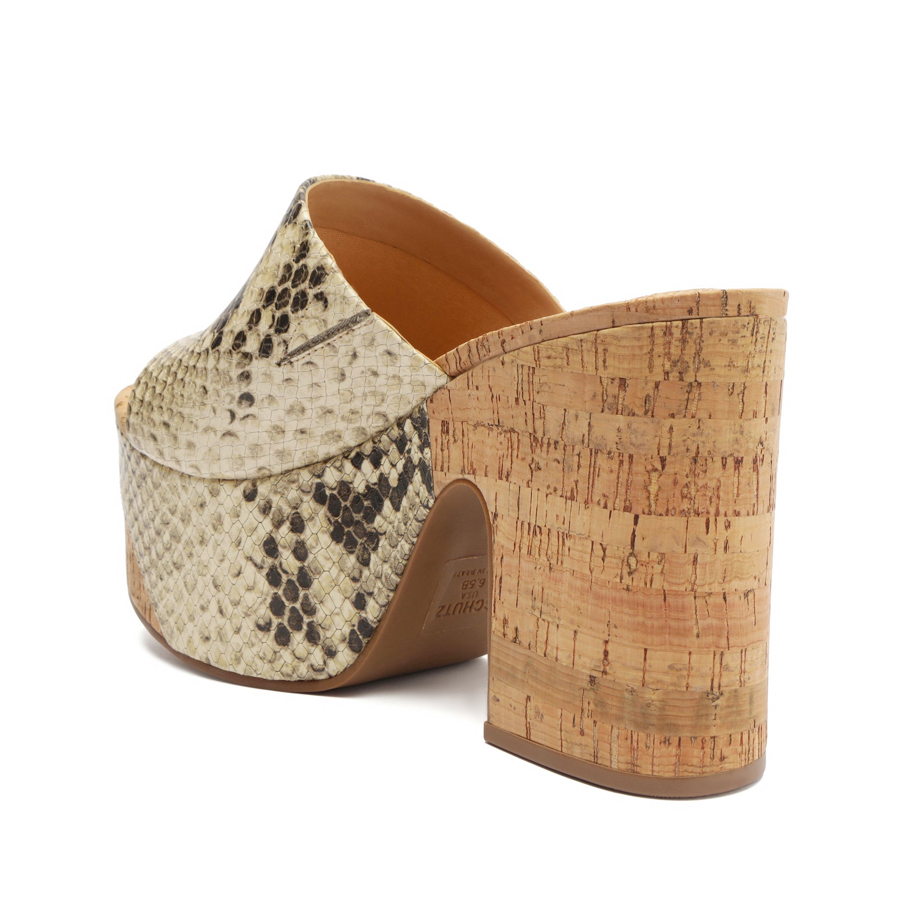 Dalle Snake Embossed Leather Sandals for Women - Fashionable Summer Slide Sandals with Comfortable Cushioning | Perfect for Beach, Vacation, and Casual Outings