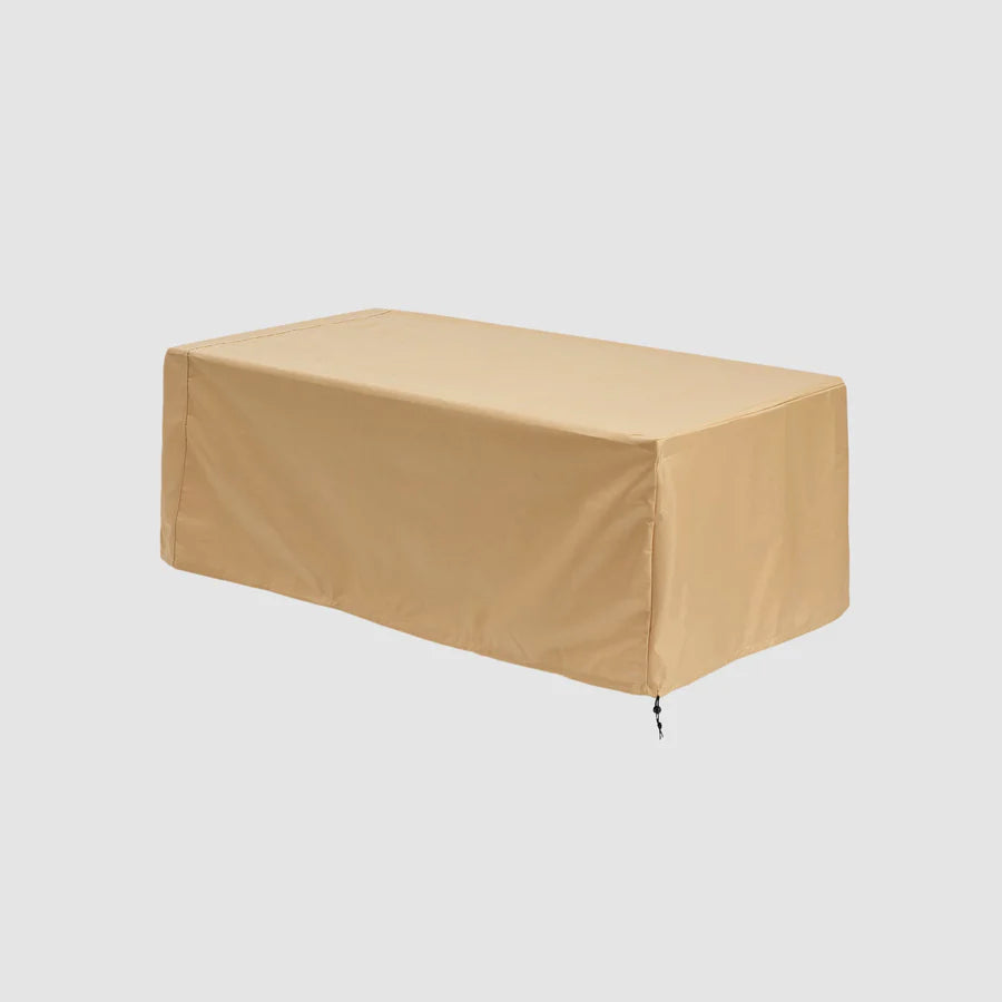 The Outdoor Greatroom Company 57 x 27.25 Inch Rectangular Tan Waterproof Protective Cover for Patio Furniture - Perfect for Outdoor Sofas, Chairs, and Tables
