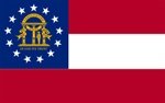 Georgia Flag 6x10 Feet - Heavy Duty Nylon Outdoor Flag with Brass Grommets - Perfect for Backyards, Parades & Sporting Events
