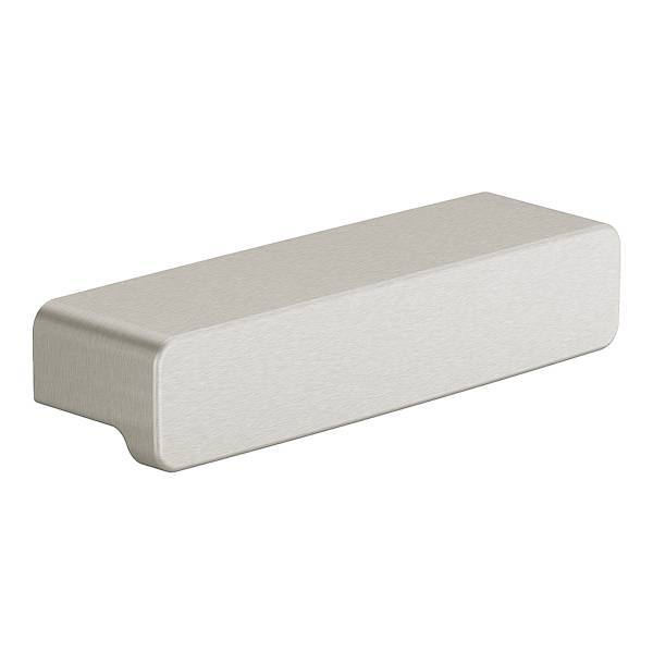 Moen YB8807BN 90 Degree Brushed Nickel Drawer Pull - Perfect for Kitchen Cabinets, Bathroom Vanities & Furniture Hardware
