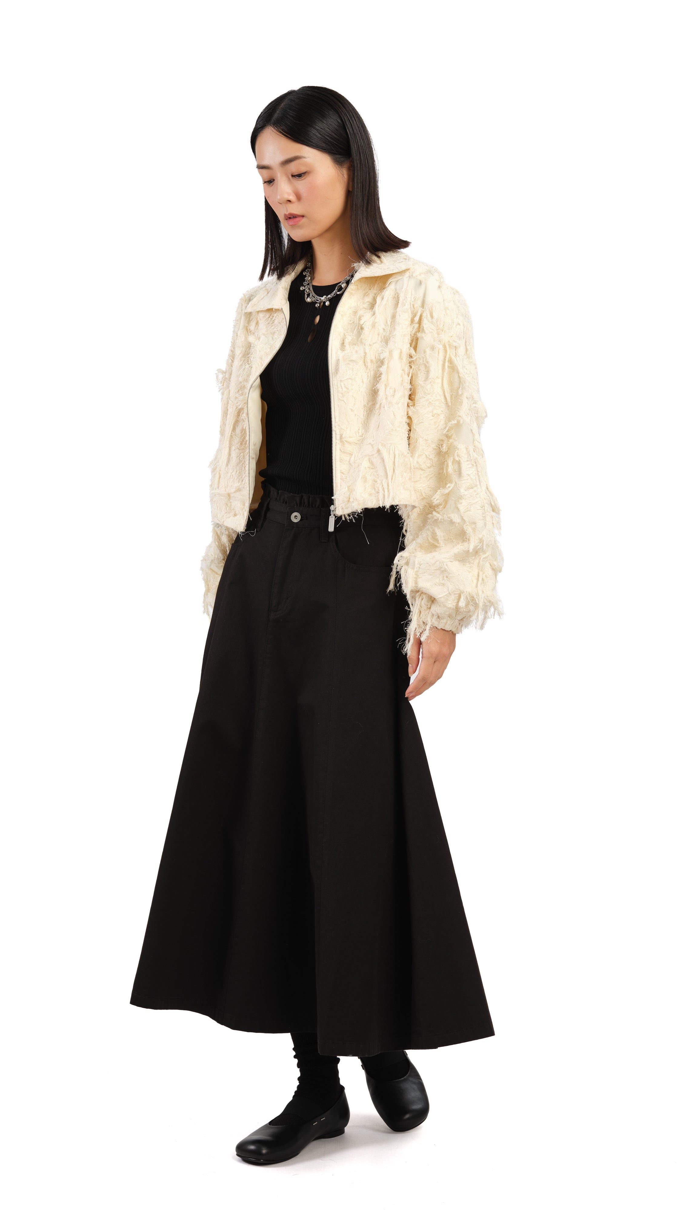 Stylish Jacquard Jacket for Women - Trendy Embroidered Outerwear for Fall & Winter Fashion | Perfect for Office, Dating & Special Occasions