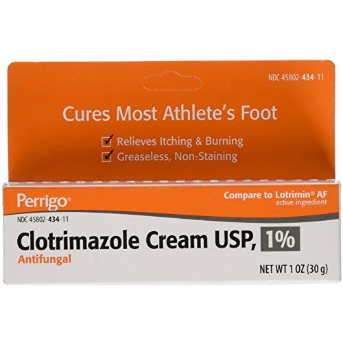 Clotrimazole Cream USP 1% 1 Oz - Effective Antifungal Treatment for Athlete's Foot, Jock Itch & Ringworm - Fast Relief for Itching & Burning - Ideal for Gym, Sports & Daily Foot Care