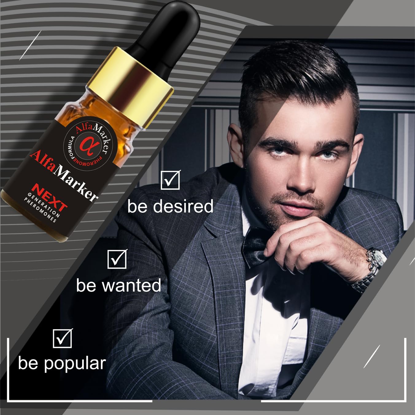 Best Pheromone Cologne for Men - Premium Concentrated Pheromone Oil Perfume with Long-Lasting Scent - 5ml Travel Size Dropper Bottle - Attract Women & Boost Confidence - Perfect for Dating, Night Out & Special Occasions