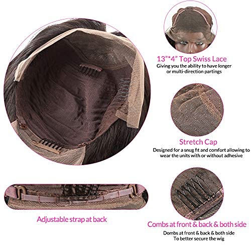 13X4 Lace Front Wigs Human Hair Brazilian 150% Density Jerry Curly Wigs 32 Inch - Pre Plucked Hairline & Natural Look for Black Women | Perfect for Daily Wear, Cosplay & Special Occasions