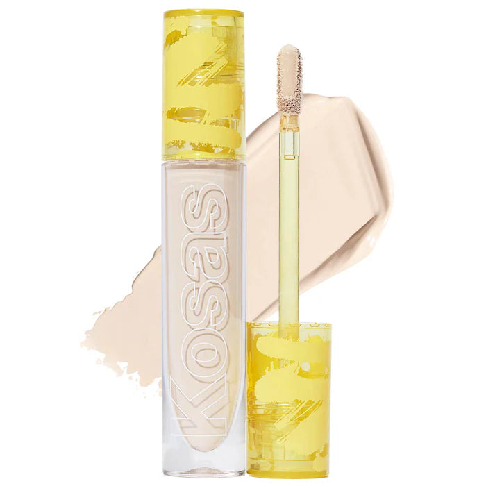 Kosas Corrector Revealer Super Creamy + Brightening Concealer with Caffeine & Hyaluronic Acid – Dark Circle Treatment for Under Eyes, Perfect for Daily Makeup & Skincare Routine