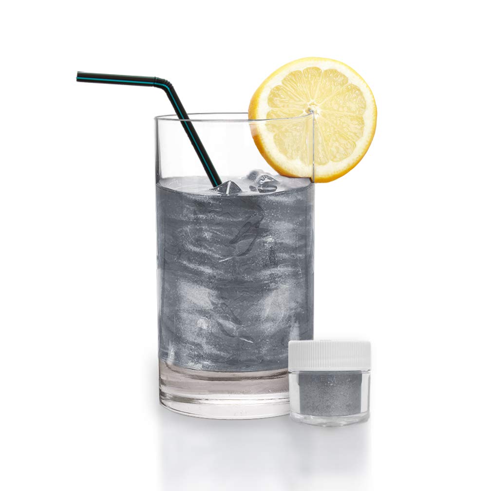 Edible Silver Glitter for Drinks - Food Grade Sparkle Dust for Cocktails, Beer & Beverage Garnish | Kosher & Halal Certified | Vegan, Gluten & Nut Free | Perfect for Party Drinks, Wedding Cocktails & Bar Decor (45g Shaker)