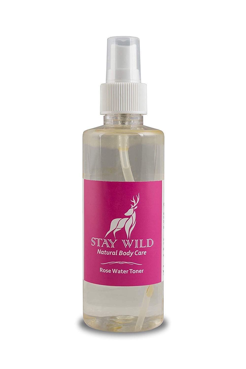 Stay Wild Rose Water Toner 200ml - Hydrating Facial Mist for Dry Skin, Natural Toner for Face & Body, Vegan & Cruelty-Free Skincare | Perfect for Daily Use, Post-Workout Refresh & Travel Essentials